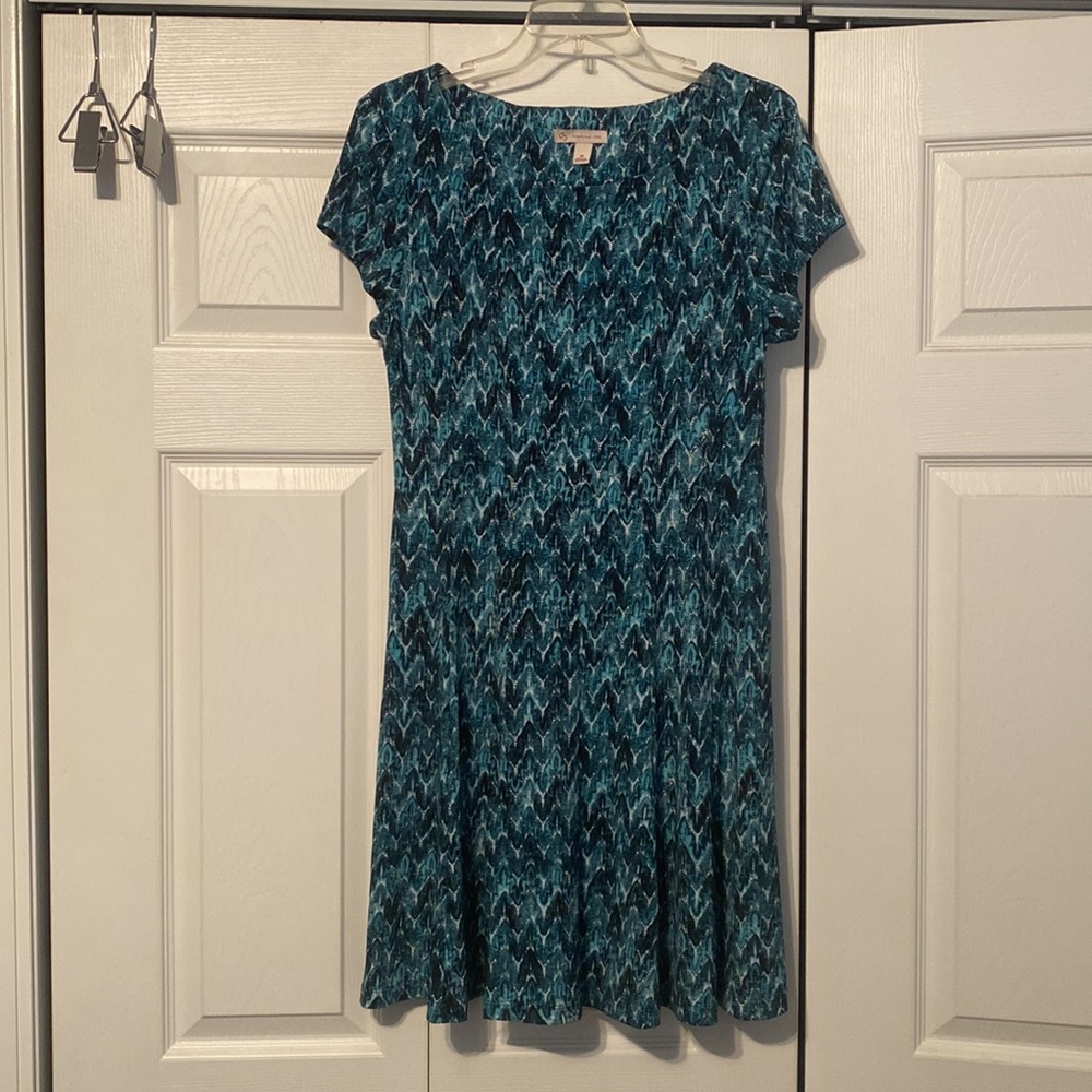 Dress Barn - Teal dress - Size 10